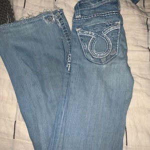 Wide boot cut jean